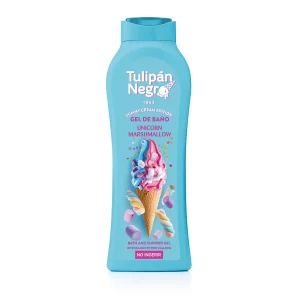 Gel de Baño Unicorn Marshmallow Tulipan Negro