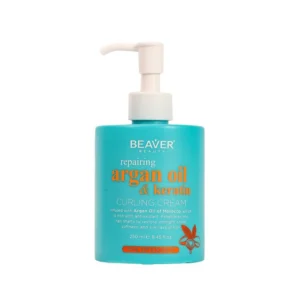 Crema para Rizos Argan Oil & Keratin 250ml Beaver