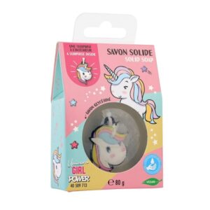 Jabón de glicerina Unicornio con llavero